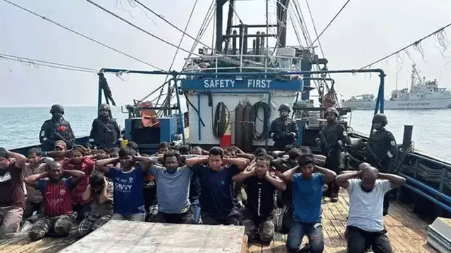 অনুপ্রবেশের অভিযোগে ভারতীয় কোস্ট গার্ডের হাতে আটক হওয়া ৭৮ বাংলাদেশি জেলে