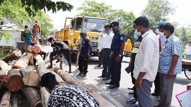 কোটালীপাড়ায় ভ্রাম্যমান আদালতের অভিযান