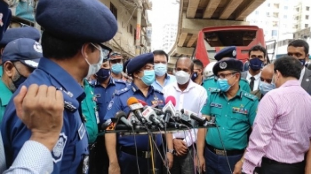 মগবাজারে ভয়ঙ্কর শক ওয়েভ, বিস্ফোরণ ও ধ্বংসযজ্ঞ নিয়ে যা বললেন আইজিপি