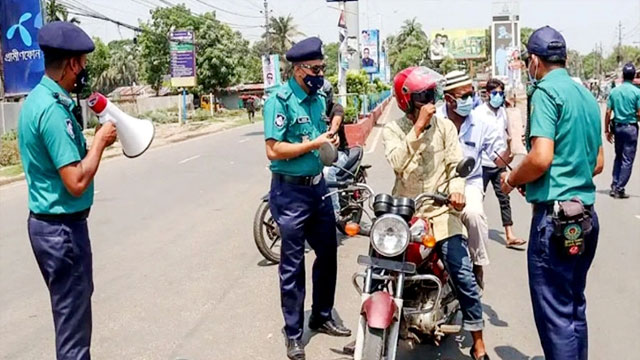 ৭ জেলায় লকডাউন শুরু, প্রায় বিচ্ছিন্ন ঢাকা