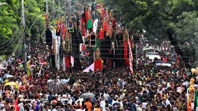 গত বছরের মতো এবারও আশুরায় নিষিদ্ধ তাজিয়া মিছিল