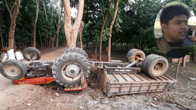 রাজশাহীতে মাটি বোঝাই ট্রাক্টরের চাপায় নিহত ১