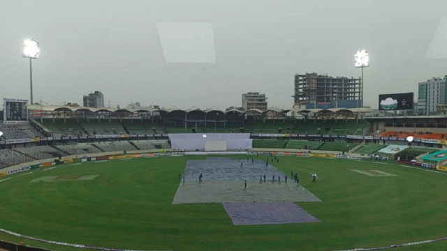 মিরপুর টেস্টে বৃষ্টিতে আবারও খেলা বন্ধ