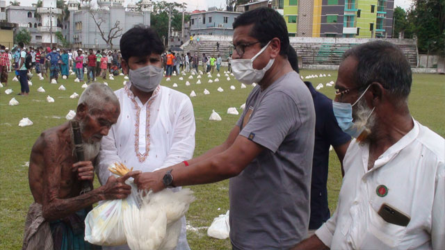 গোপালগঞ্জে ১৩’শ অসহায়. দুস্থ পরিবারের মাঝে খাদ্য সামগ্রী বিতরণ