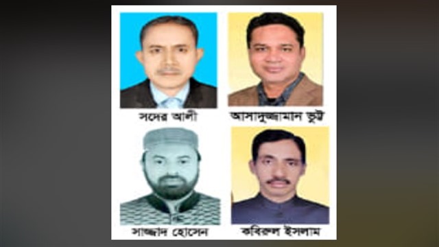 ঘোড়াঘাট উপজেলার ৪টি ইউনিয়নে নির্বাচিত হলেন যারা