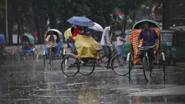 দেশের বিভিন্ন অঞ্চলে বৃষ্টিপাতের সম্ভাবনা