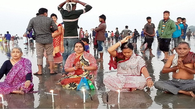 কুয়াকাটায় রাস উৎসবের আনুষ্ঠানিকতা শুরু