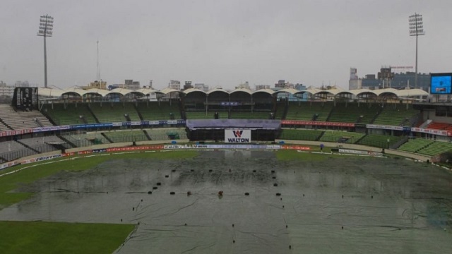 ঢাকা টেস্টের তৃতীয় দিনের খেলা পরিত্যক্ত 